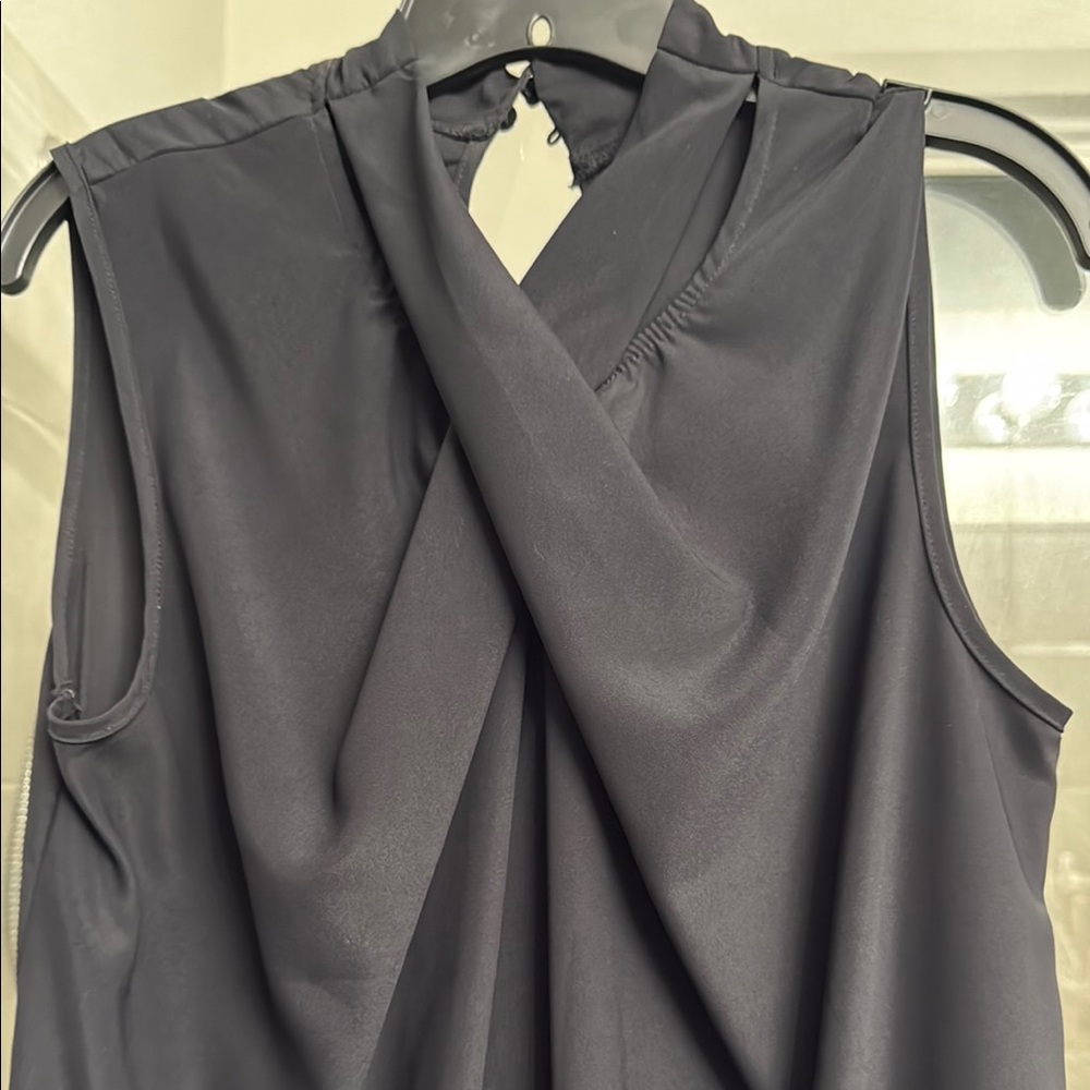 Elegant Black Sleeveless Top